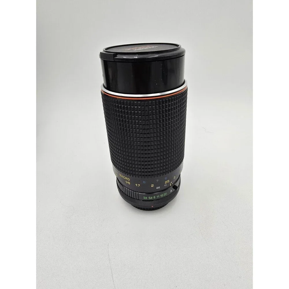 Vintage Hanimex Lens 70-210MM‎ F3.5-4.5 Macro Zoom Covers Case Box For Canon FD